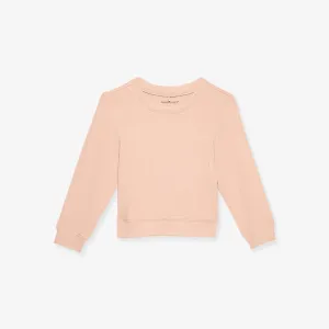 Dusty Blush French Terry Pullover Sweatshirt