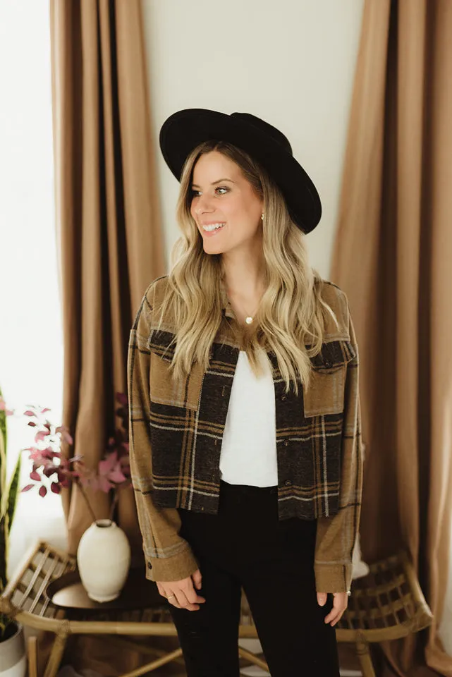 Soft Plaid Jacket